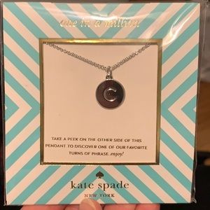 “C” pendant necklace